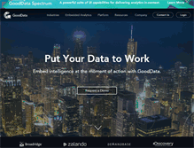 Tablet Screenshot of gooddata.com